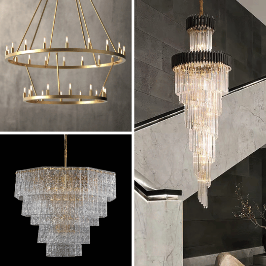 15 High Ceiling Chandelier Ideas That Turn a Void Into a Feature