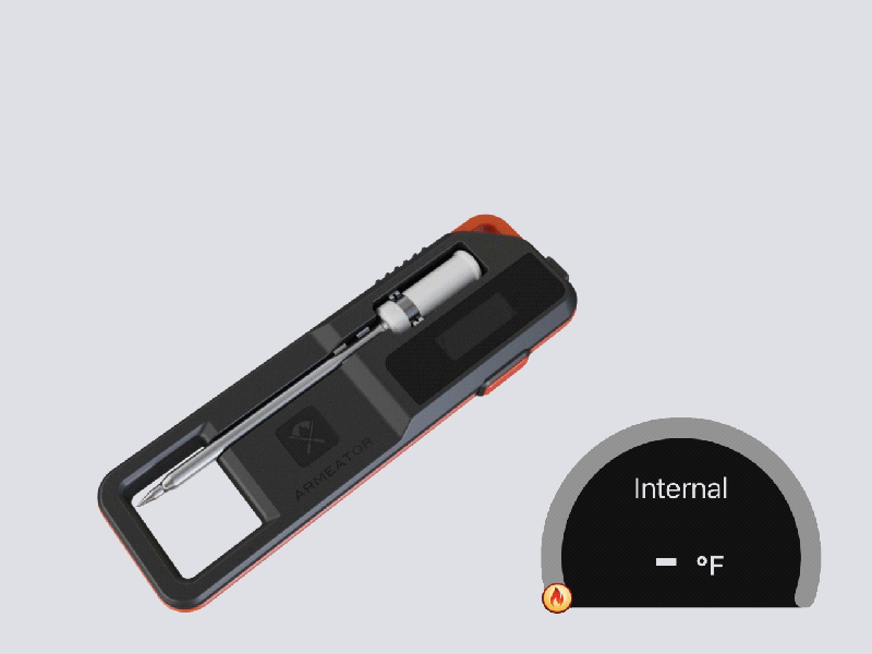 Wireless Meat Thermometer Probe 70M Bluetooth for BBQ Oven  Smoker iOS/Android App - 7Pandas Australia