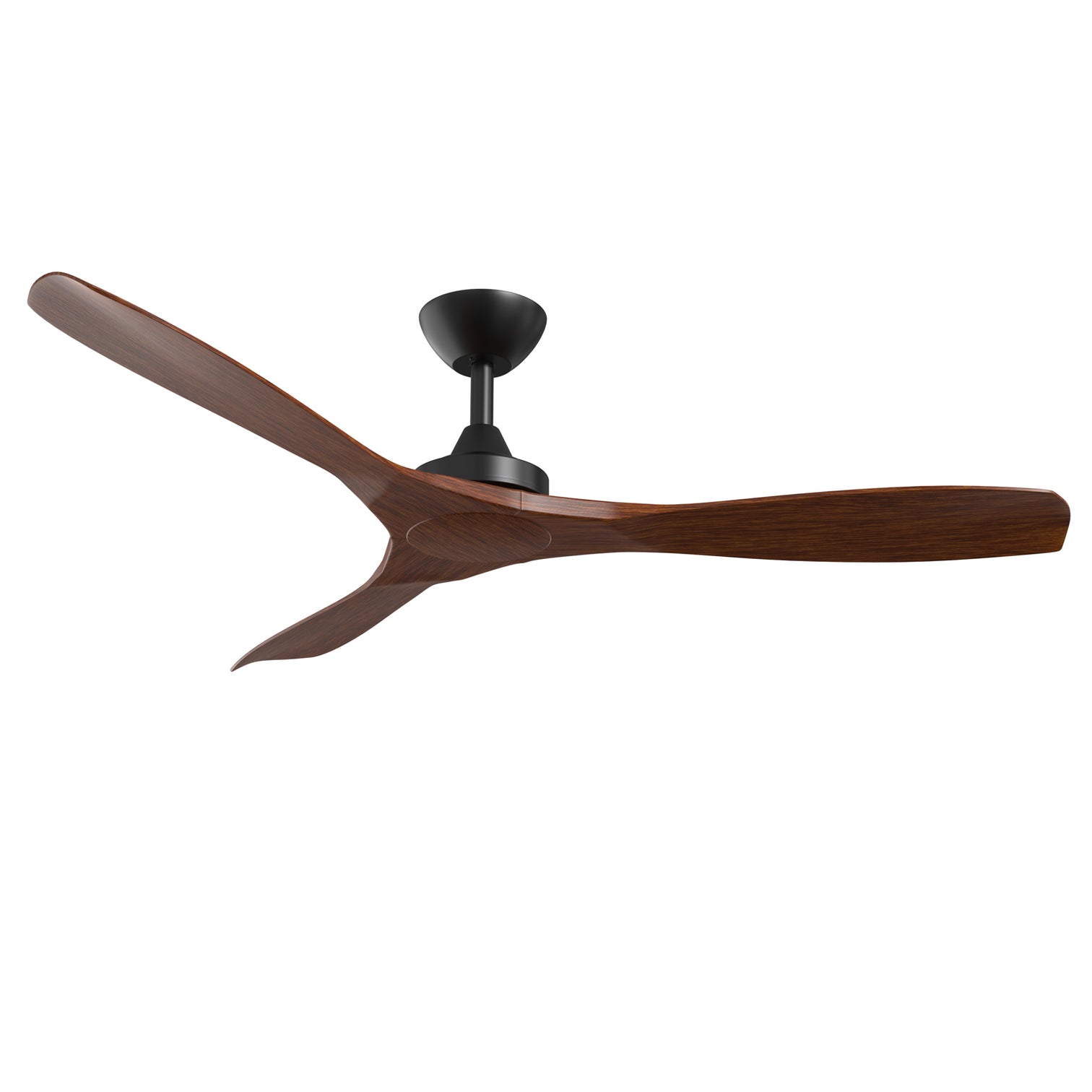 Monterey 52" Ceiling fan 3 ABS blades with Remote Control Walnut Hand-Print - 7Pandas Australia
