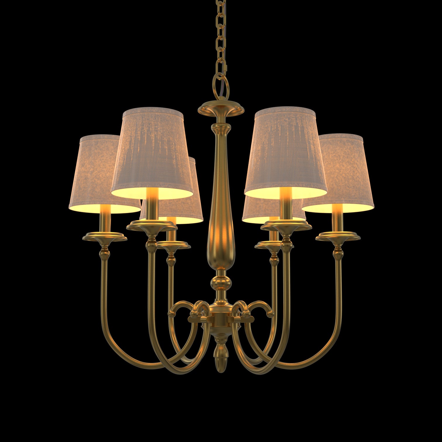 Castilla 6-Light Contemporary French Country Solid Copper Chandelier 6*E14 - 7Pandas Australia