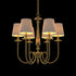 Castilla 6-Light Contemporary French Country Solid Copper Chandelier 6*E14