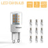 LED G9 Bulb Capsule Shape Non-Dimmable 3W Warmwhite