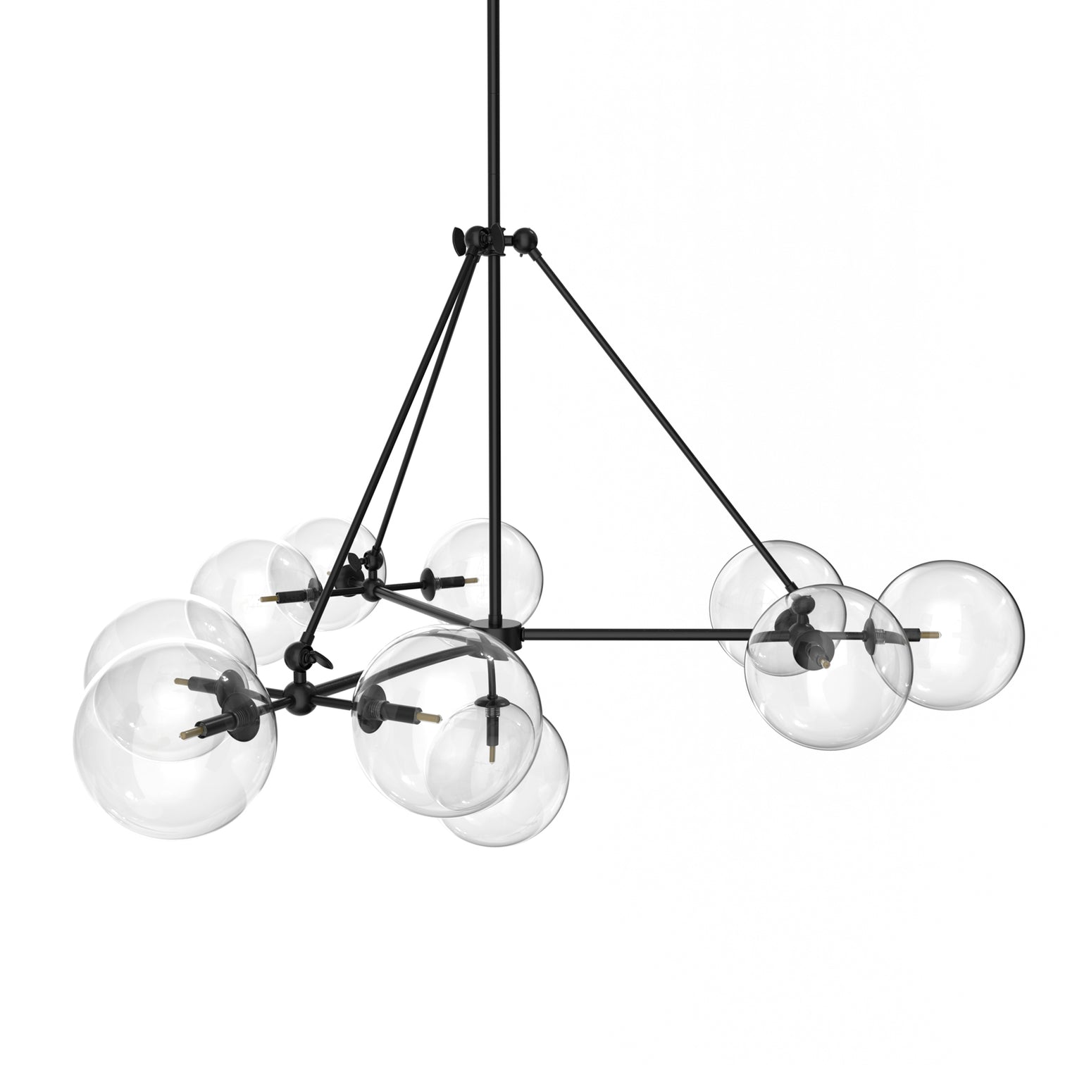 Bubble Large Contemporary Round Glass Ball Crystal Chandeliers 10*G9 Lamp base - 7Pandas Australia