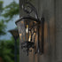 SOFIA Outdoor Lantern Exterior Lighting Fixture Matt Black IP44 Weather Proof
