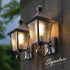 SUSIE Solid Copper Exterior Outdoor Wall Light Matt Black E27
