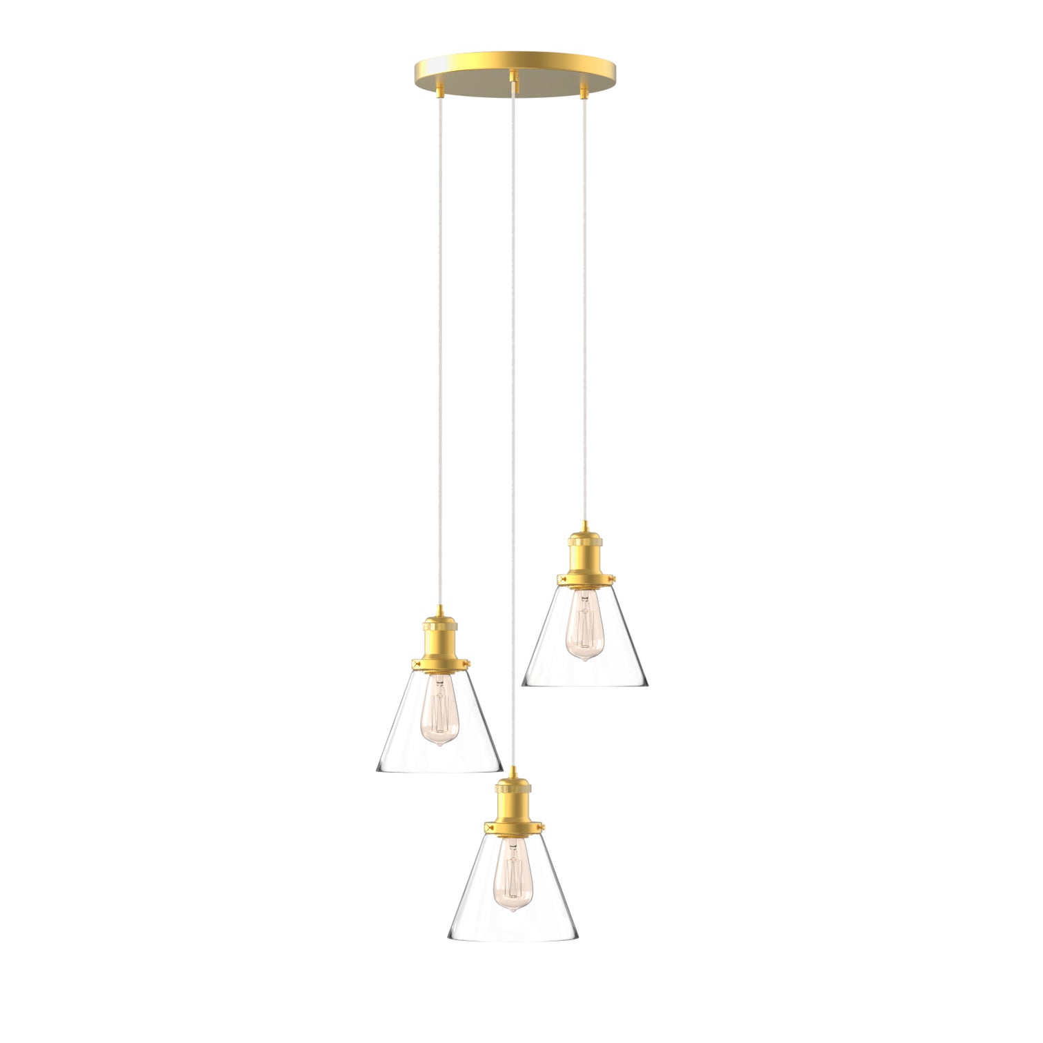 Peny 6-Lights Modern Style Glass Pendant Light Chandeliers Living Room - 7Pandas Australia