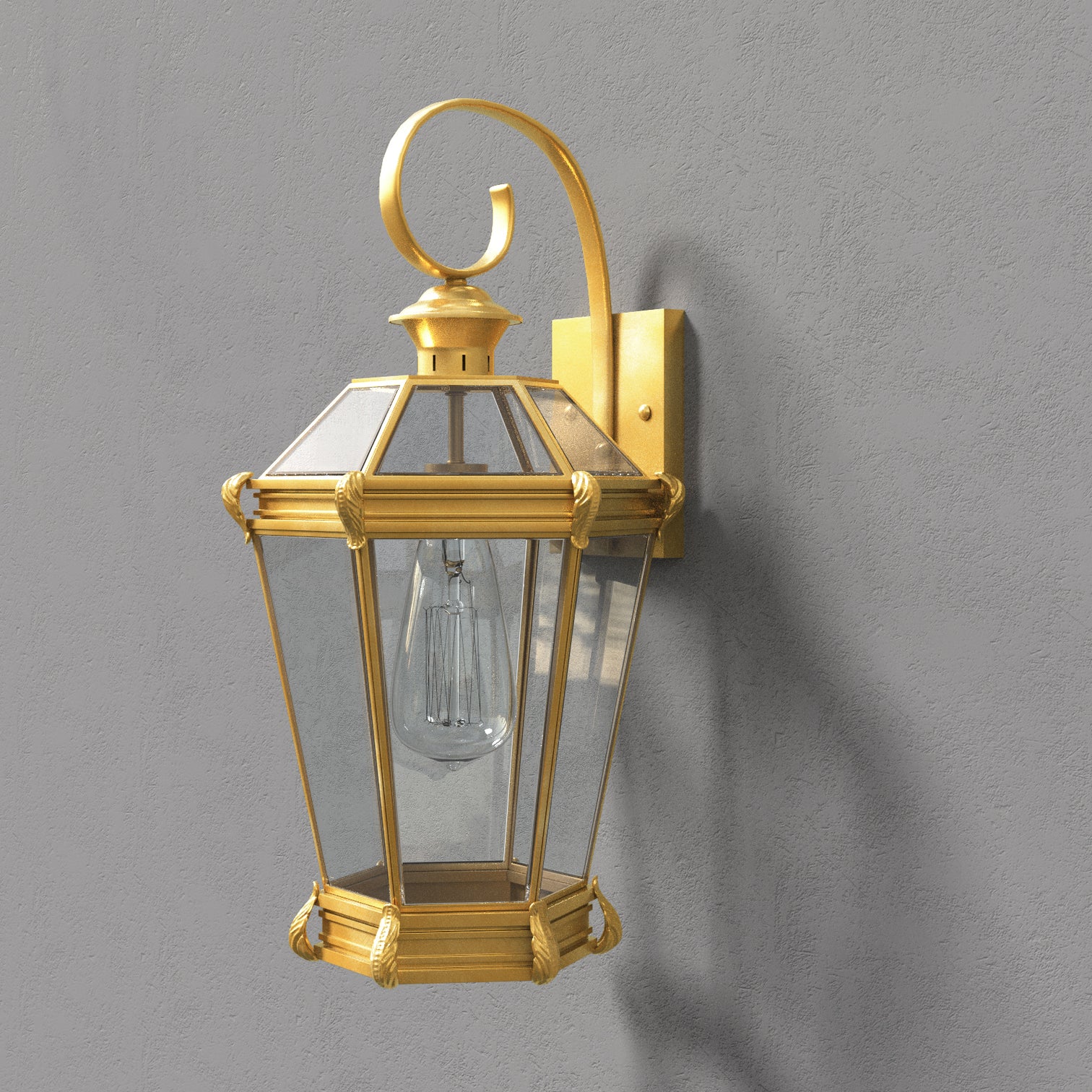 SARAH Solid Copper Outdoor Exterior Lighting Lantern Fixture IP44 Weather Proof - 7Pandas Australia