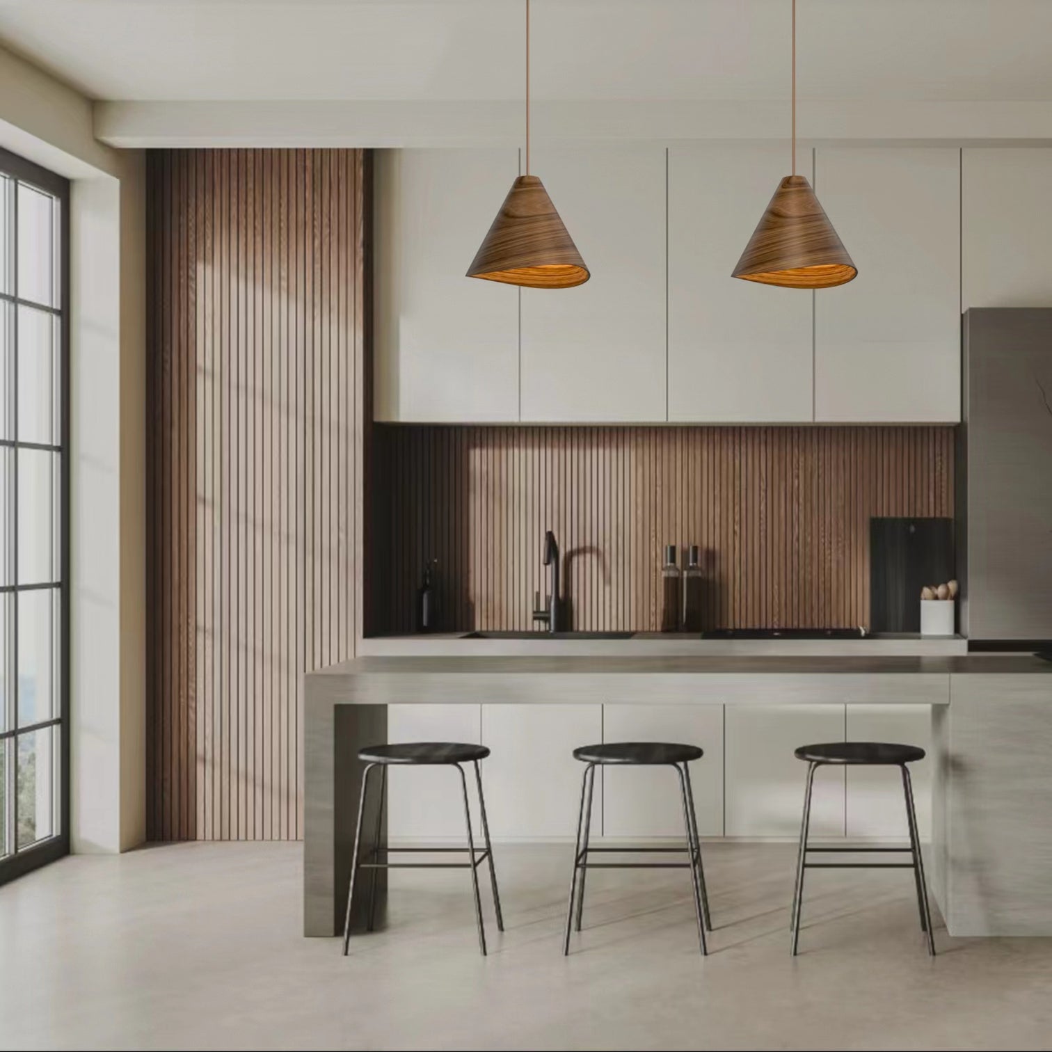 EDVER Modern Style Timer Pendant Light Kitchen Island Dining Room E27 base - 7Pandas Australia