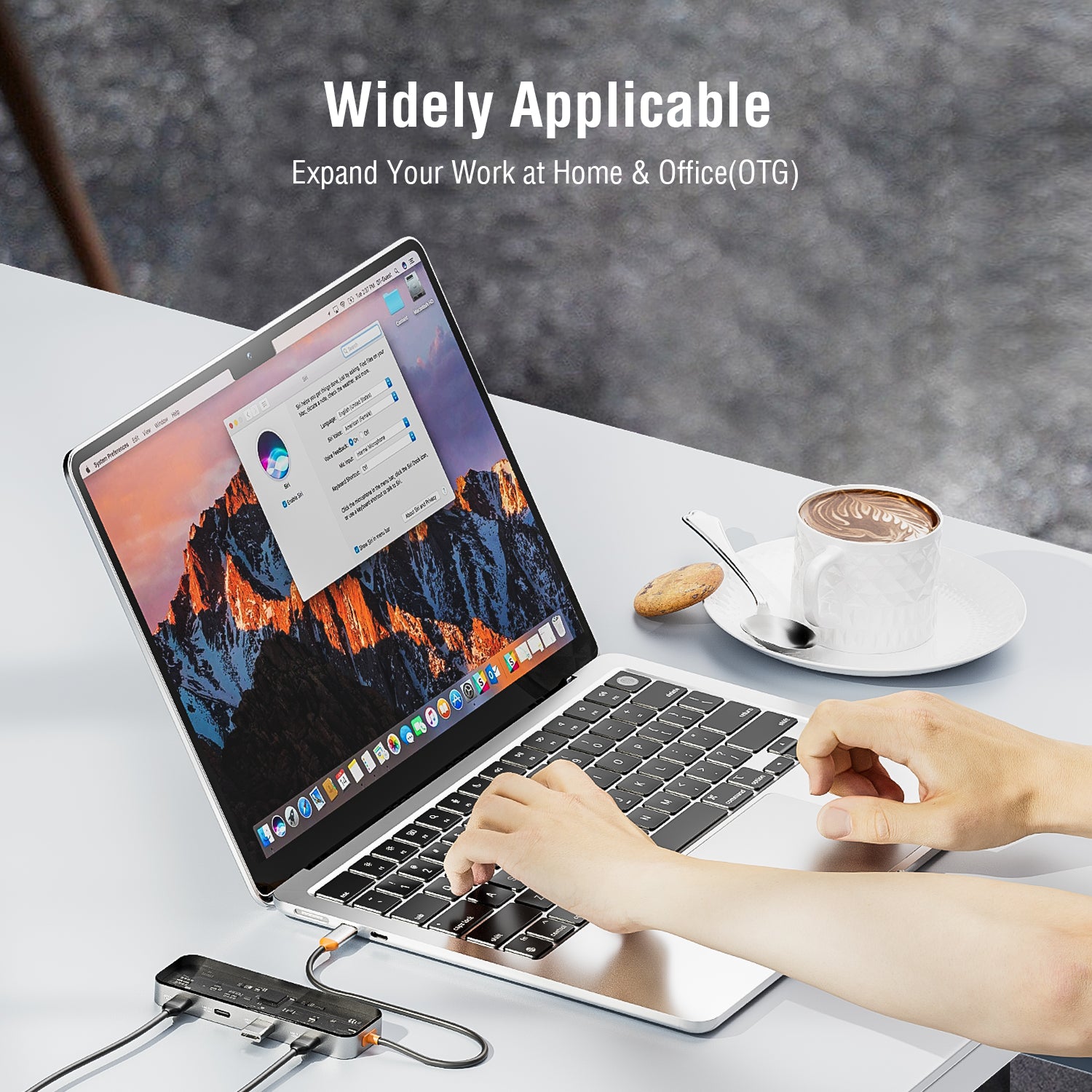 4 Ports USB C Hub,10Gbps USB C 3.2 Gen2 Splitter for Laptop, Transparent USB C Multiport Adapter - 7Pandas Australia