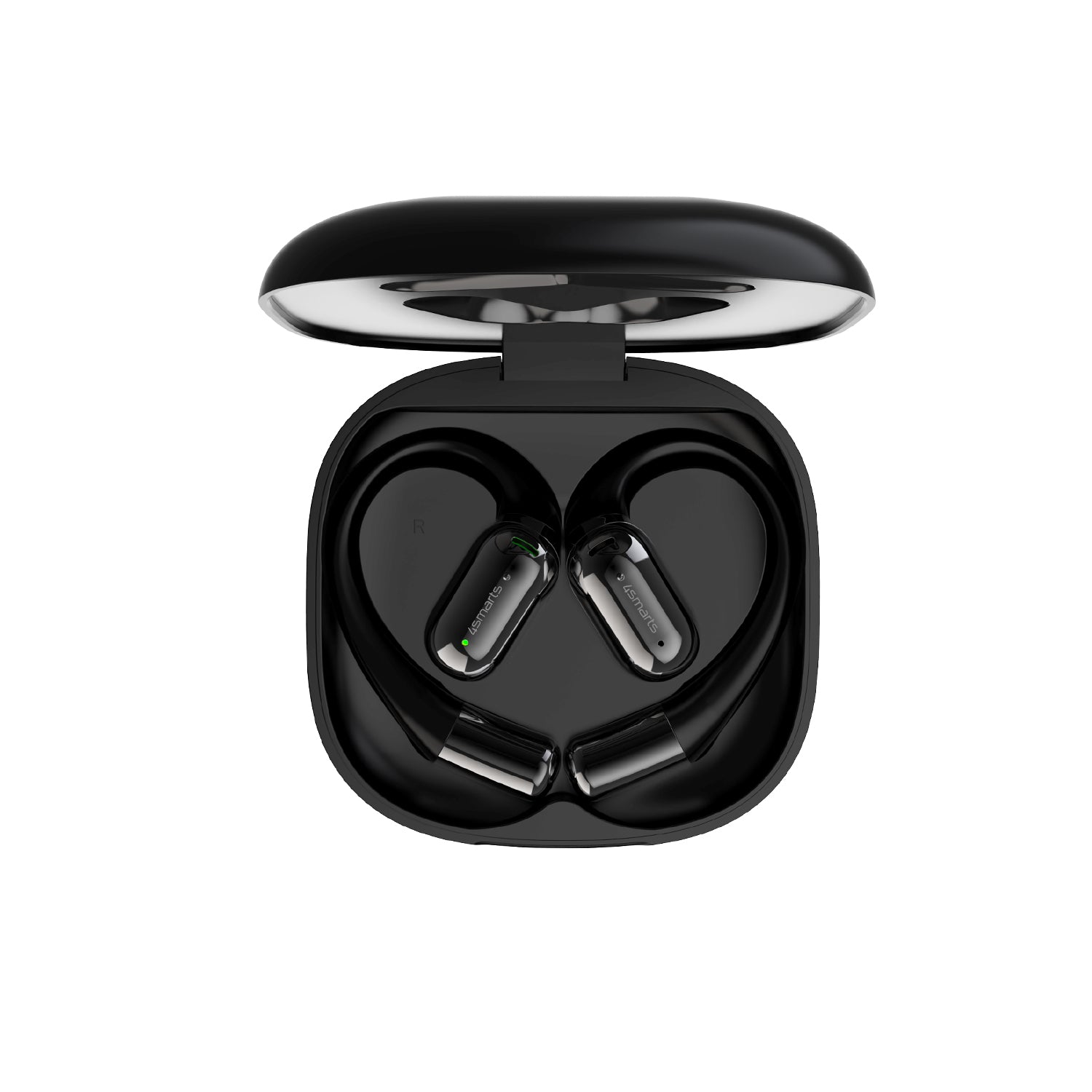 Open-Ear Bluetooth Headset SkyBuds AI Screen Black Beige - 7Pandas Australia