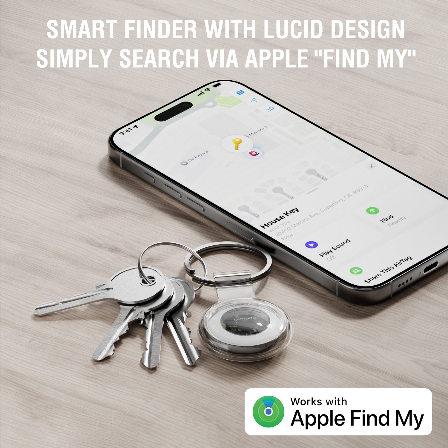 Location Finder SkyTag Bluetooth Tracker Lucid Set of 2, white - 7Pandas Australia