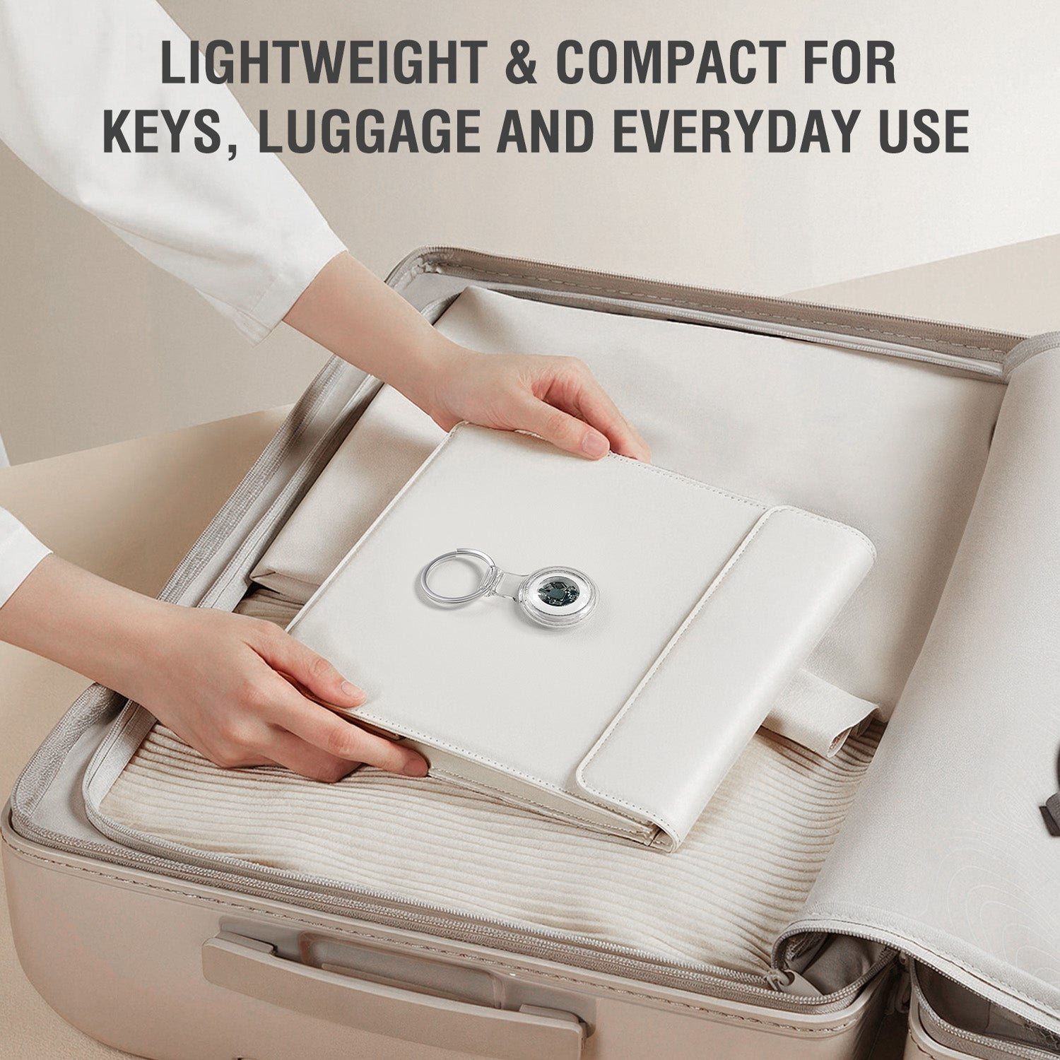 Location Finder SkyTag Bluetooth Tracker Lucid Set of 2, white - 7Pandas Australia