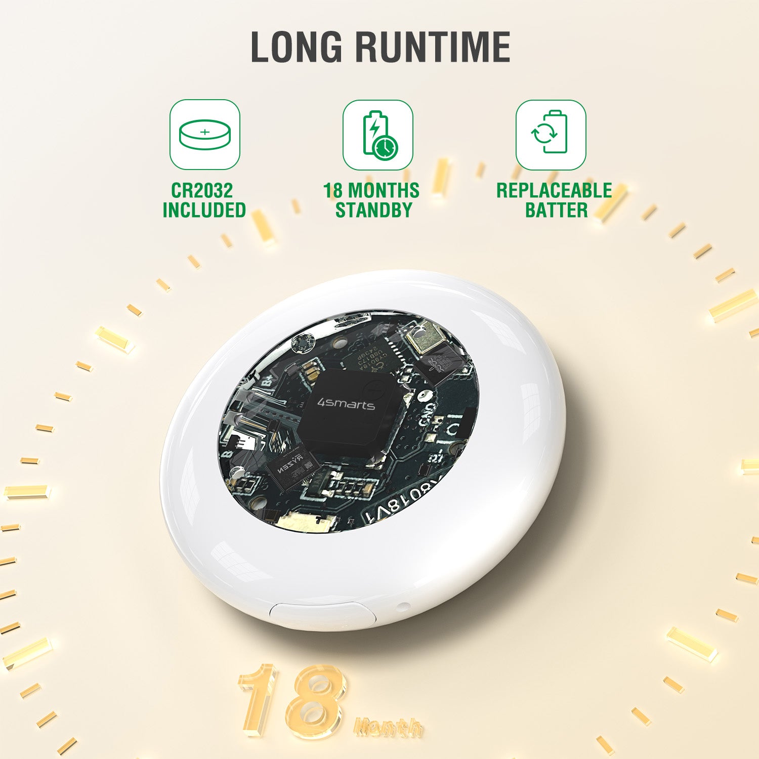 Location Finder SkyTag Bluetooth Tracker Lucid Set of 2, white - 7Pandas Australia