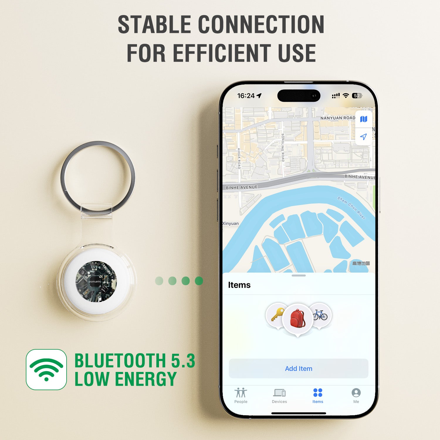 Location Finder SkyTag Bluetooth Tracker Lucid Set of 2, white - 7Pandas Australia