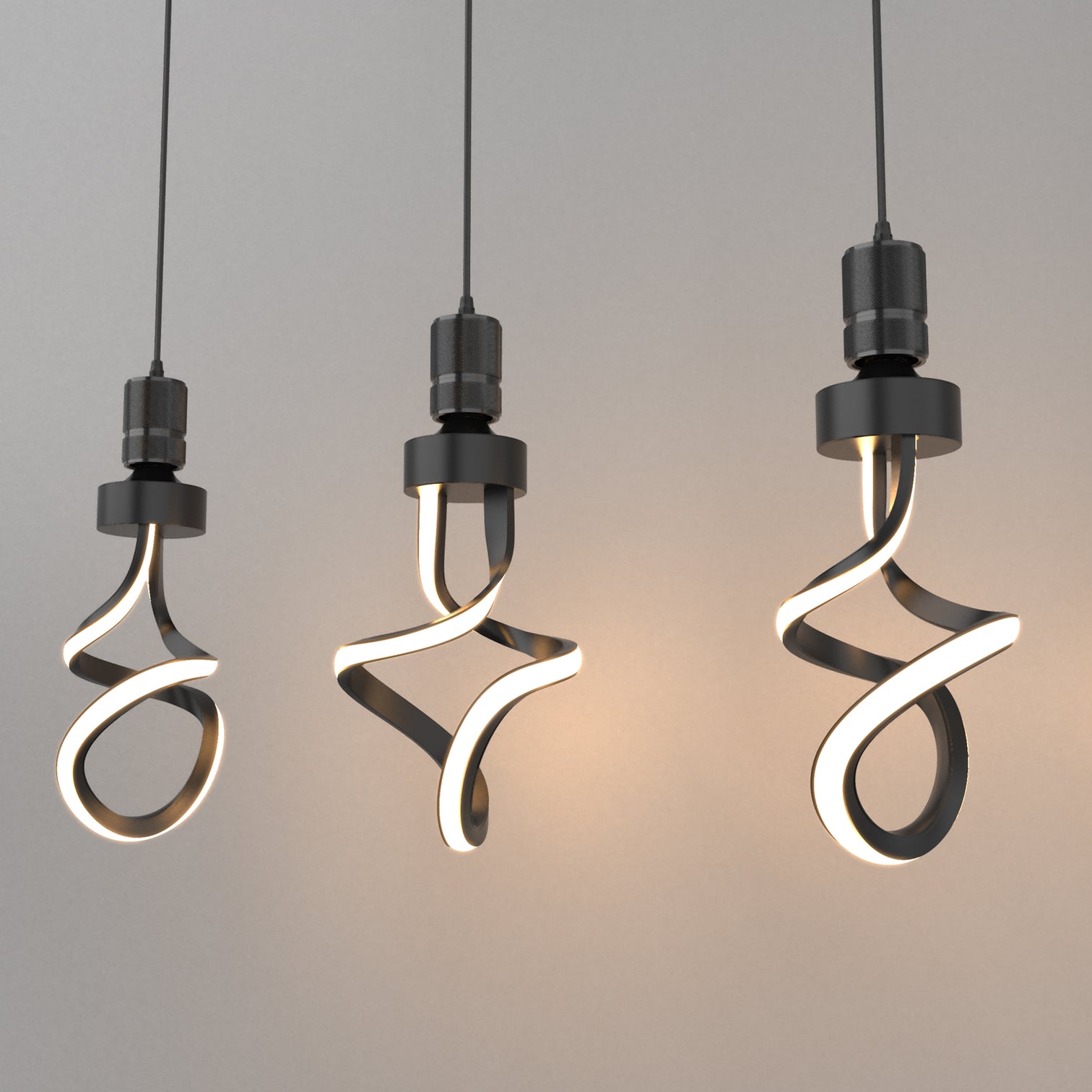 Spencer LED Spiral Bulb 7W 3000K Dimmable Lamp Fitting Pendant Light - 7Pandas Australia