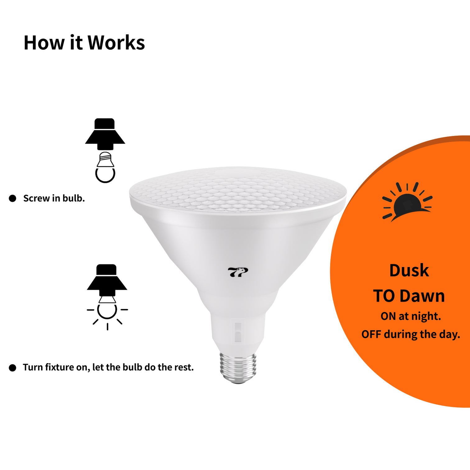 4PACK LED Outdoor PAR38 Dusk To Dawn 5CCT RGBCW 12W 1050LM Not Dimmable - 7Pandas Australia