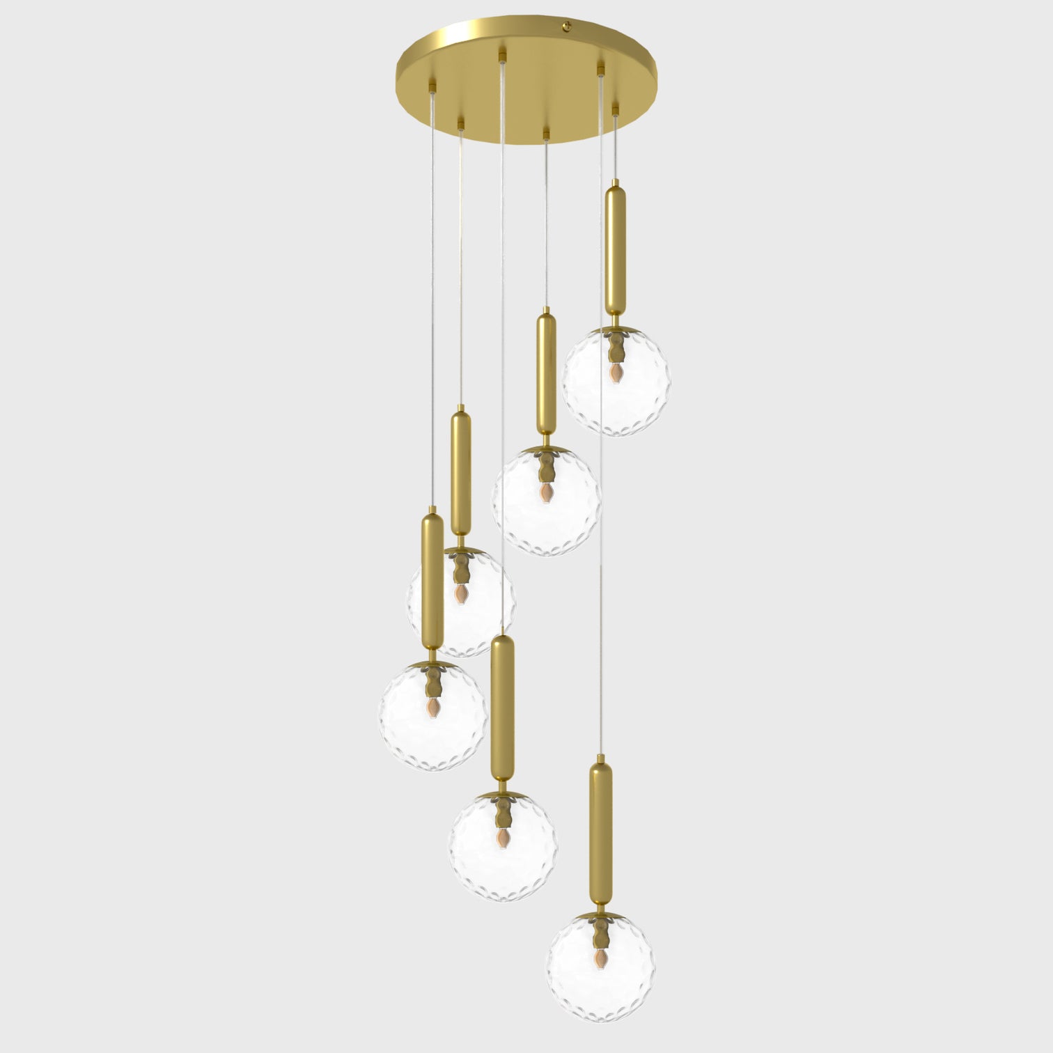 Possini Modern Style Glass Pendant Light Fancy Blown Glass 1-Light G9 Base - 7Pandas Australia