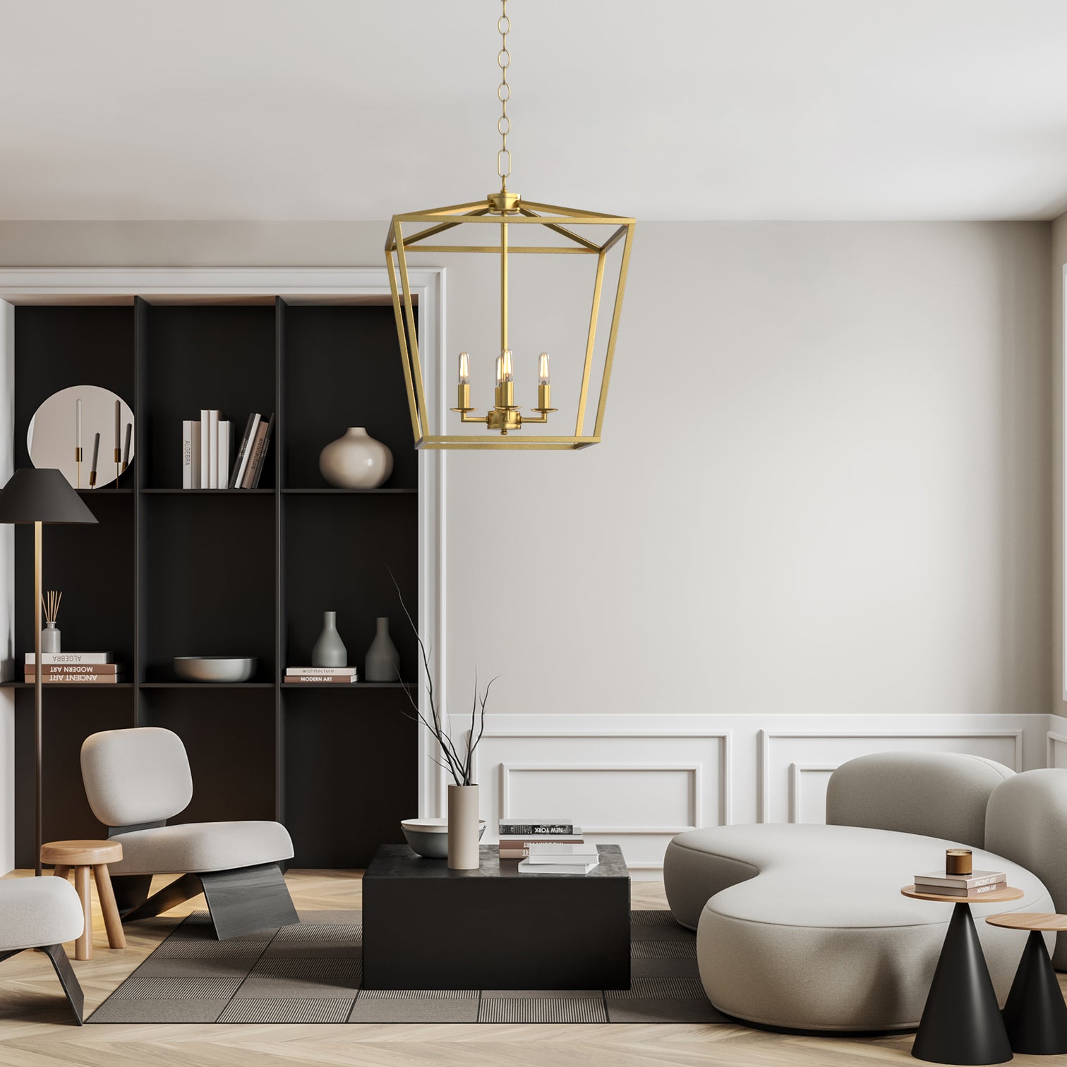 NEPOLI 4-Lights Farmhouse Pendant Light Industrial Style Adjustable Hanging Light Fixtures - 7Pandas Australia