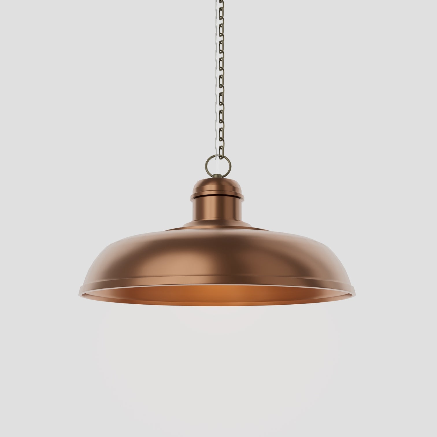 Florence 35cm Solid Copper Industry Style Pendant Light Aged Copper E27 - 7Pandas Australia