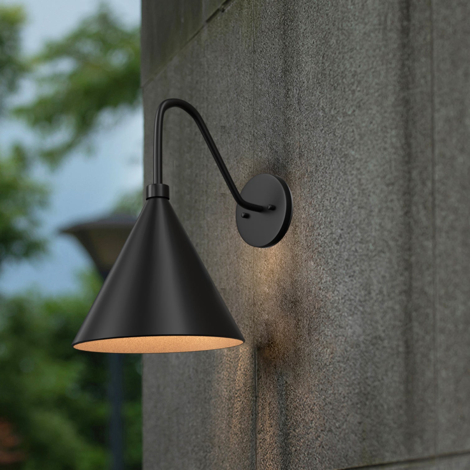 FRANCIS Exterior Wall Light with LED Bulb IP44 Weatherproof Fixture - 7Pandas Australia