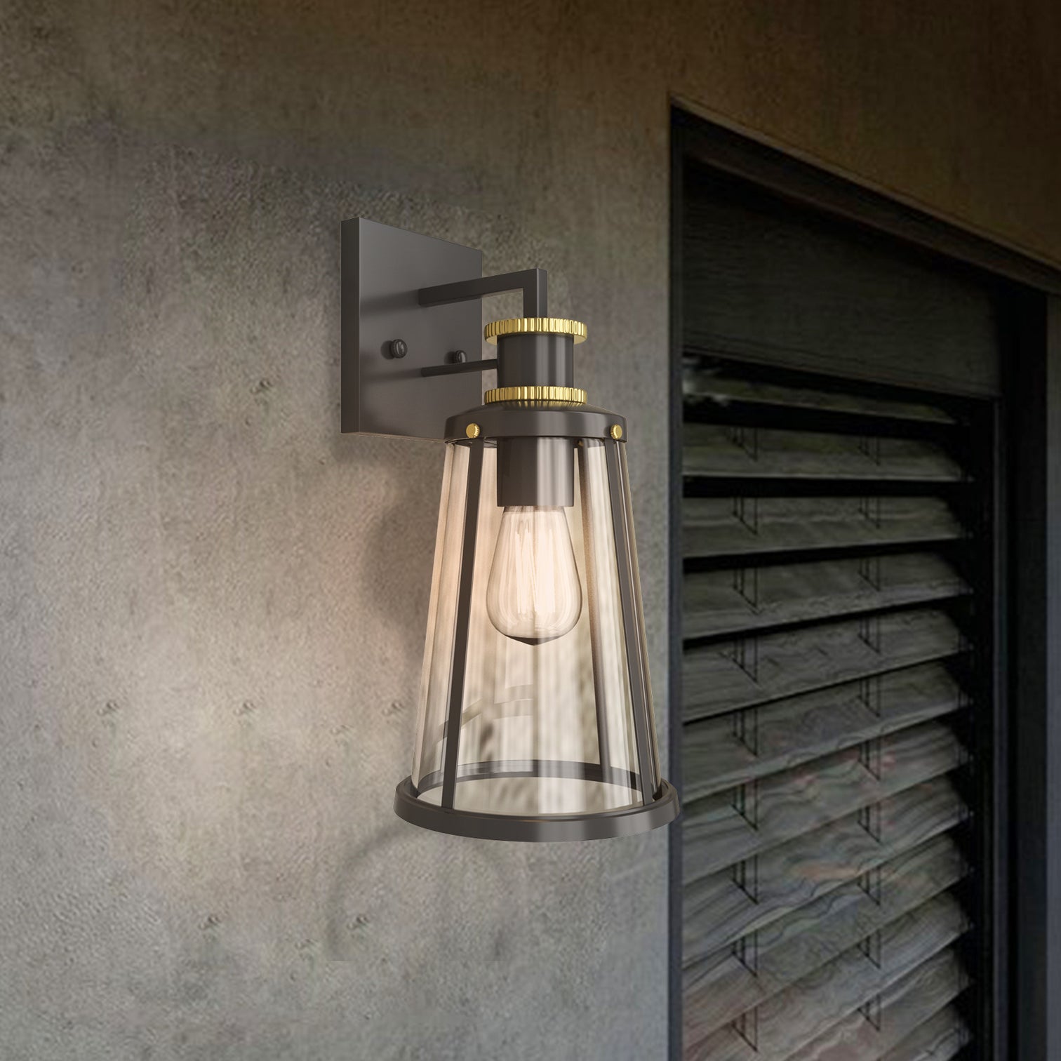 LUKE Industrial Style Exterior Wall Light Outdoor Fixtures IP44 E27 - 7Pandas Australia