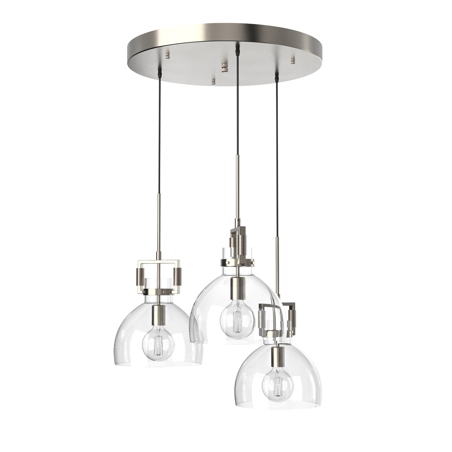 Oporto Modern Glass Pendant Light Kitchen Island bench top Aged Brass Chrome Black E27 - 7Pandas Australia