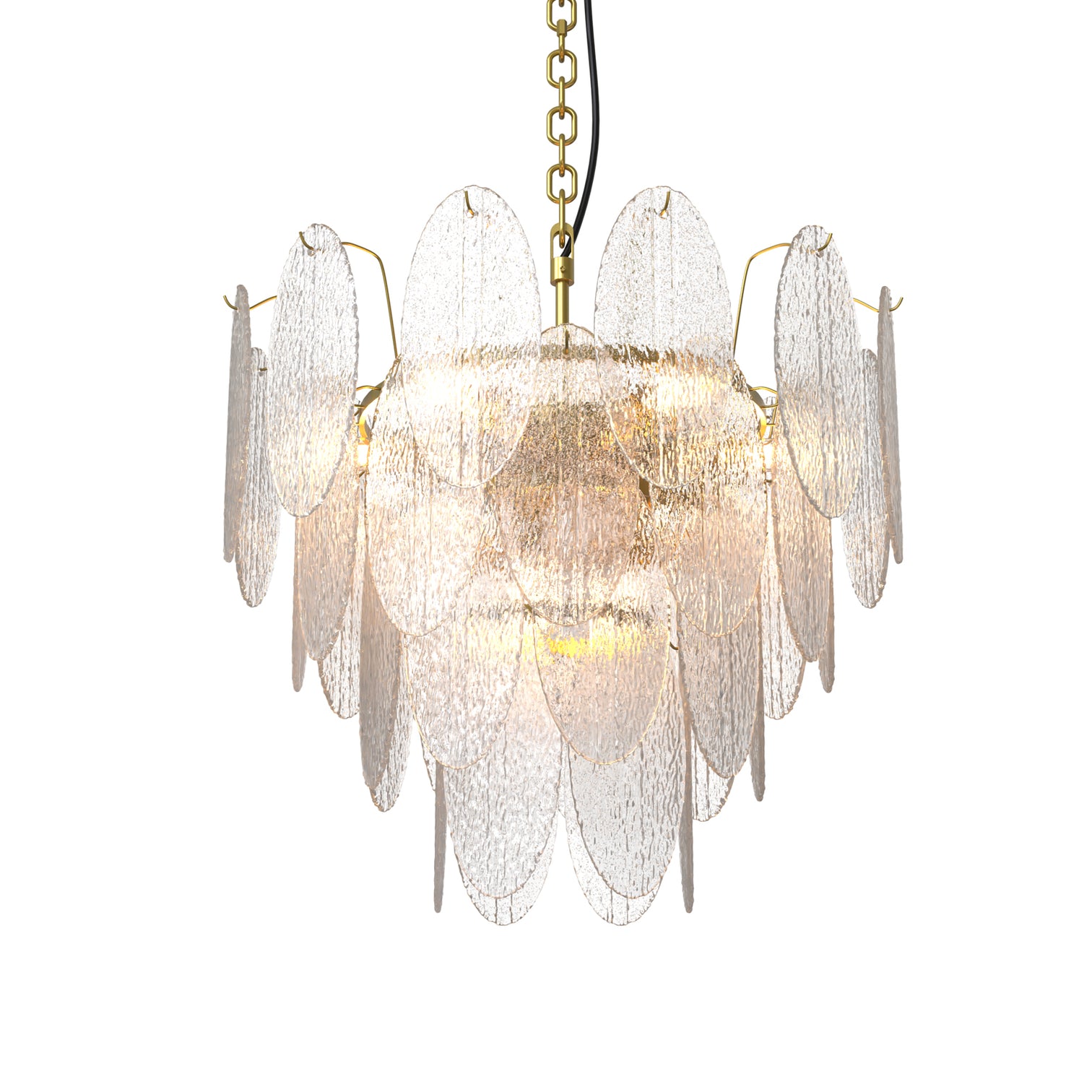 SHELL 500mm dia Contemporary designer Crystal Chandeliers 9*E14 lamp base - 7Pandas Australia