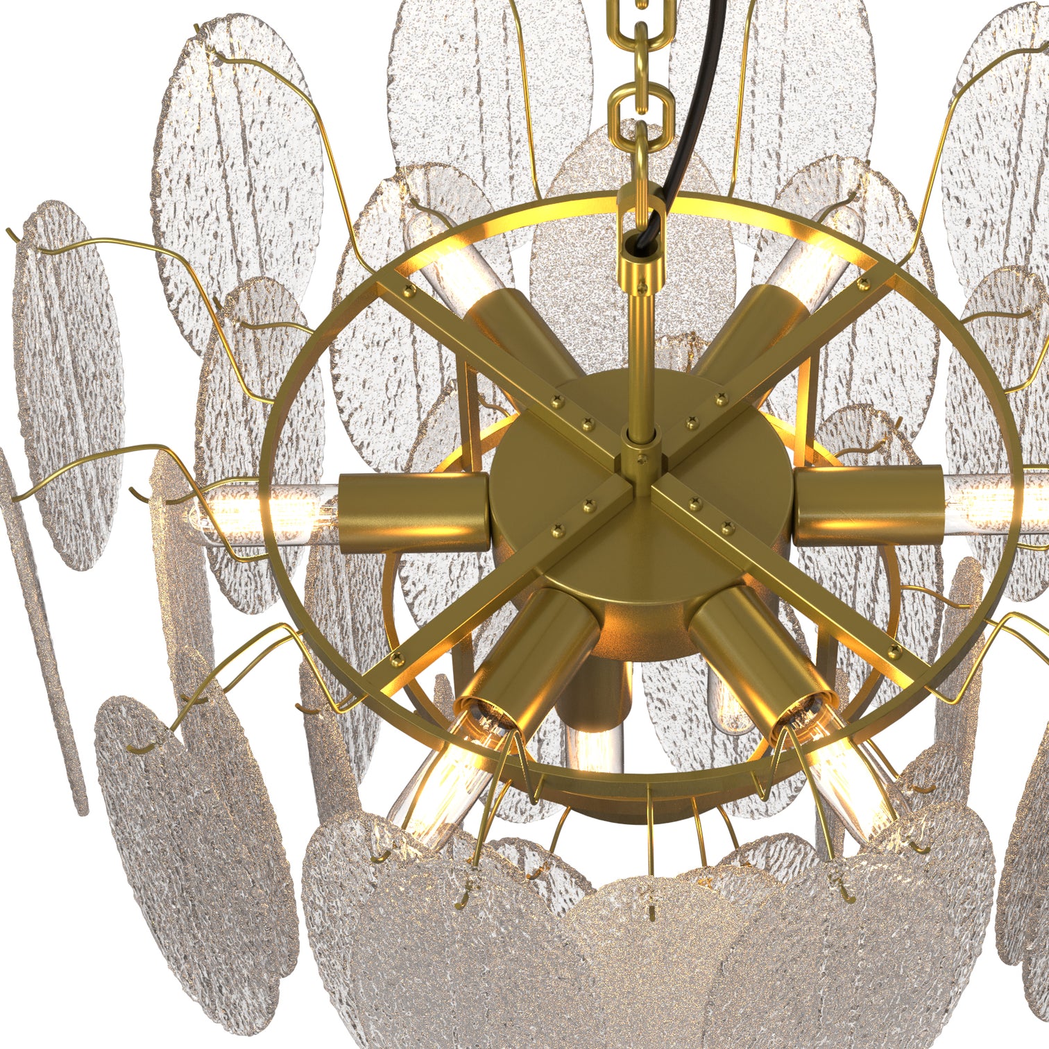 SHELL 500mm dia Contemporary designer Crystal Chandeliers 9*E14 lamp base - 7Pandas Australia