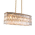 PERONI 1000mm Rectangle Modern Crystal Chandelier Lighting E14 Base