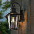 ROBINSON Provincial Style Exterior Wall Light Matt Black IP44 Weather Proof