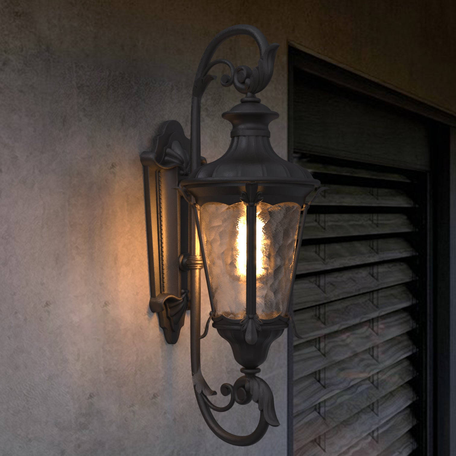KEW Aluminium Exterior Wall Light Provincial Style Outdoor IP44 E27 base - 7Pandas Australia