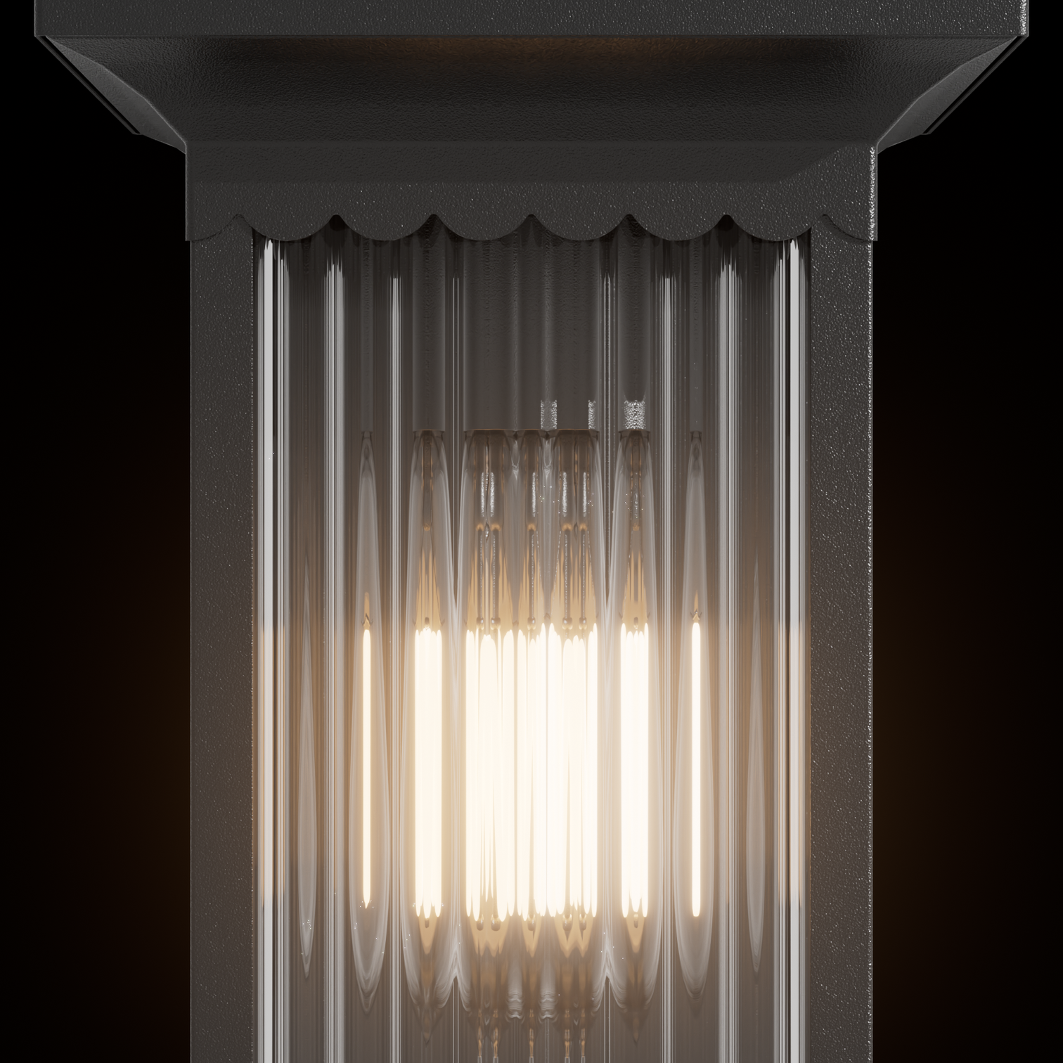 Murcia Large and Medium Traditional Outdoor Exterior Wall Light Matt Black E27 IP44 - 7Pandas Australia