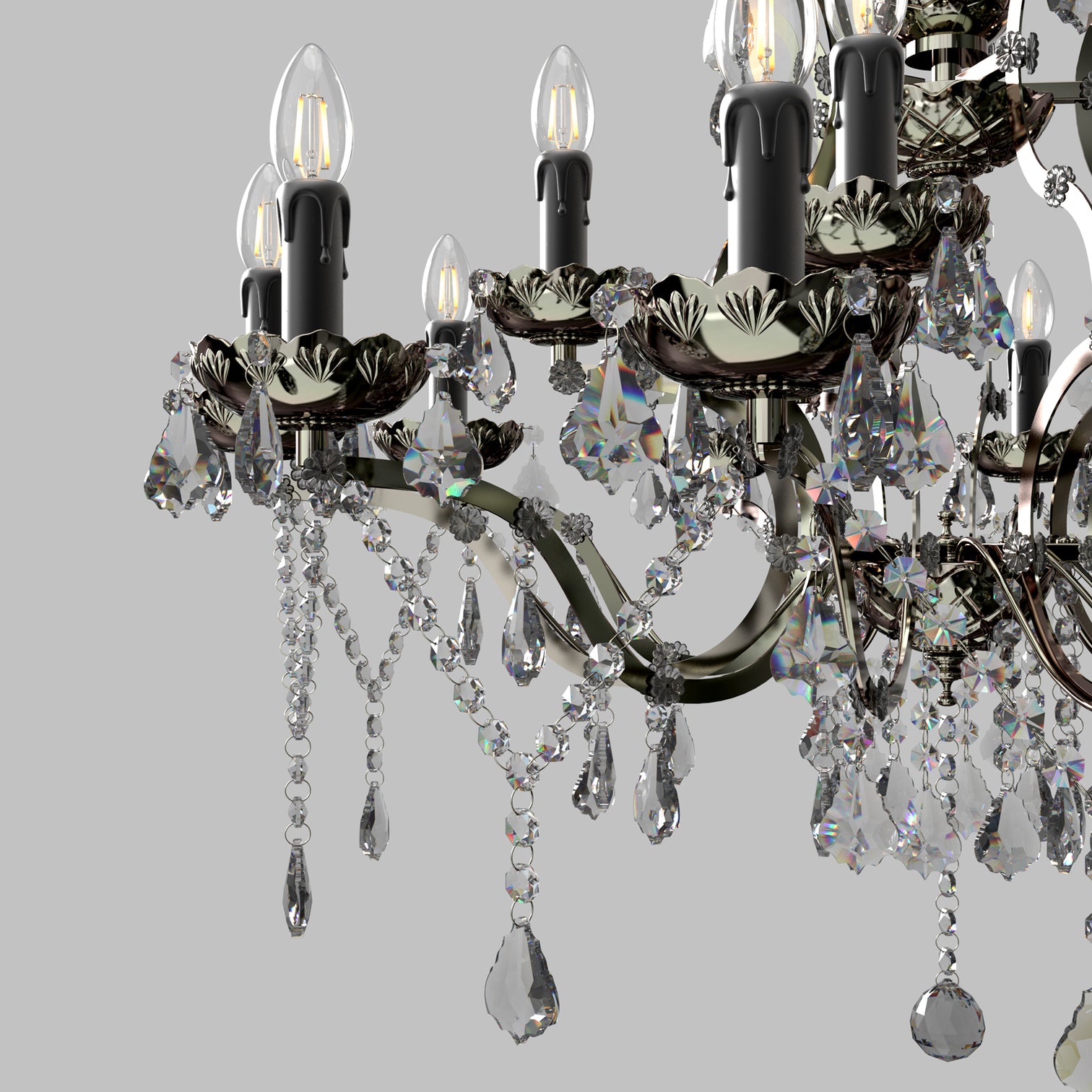 PARIS Elegant Crystal Chandeliers French Provincial Style E14 base - 7Pandas Australia