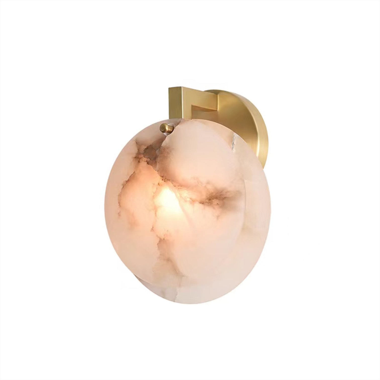 CLAUD 1-Light Modern Alabaster Vanity Wall Light Fixtures LED G9 Bulb Included - 7Pandas Australia