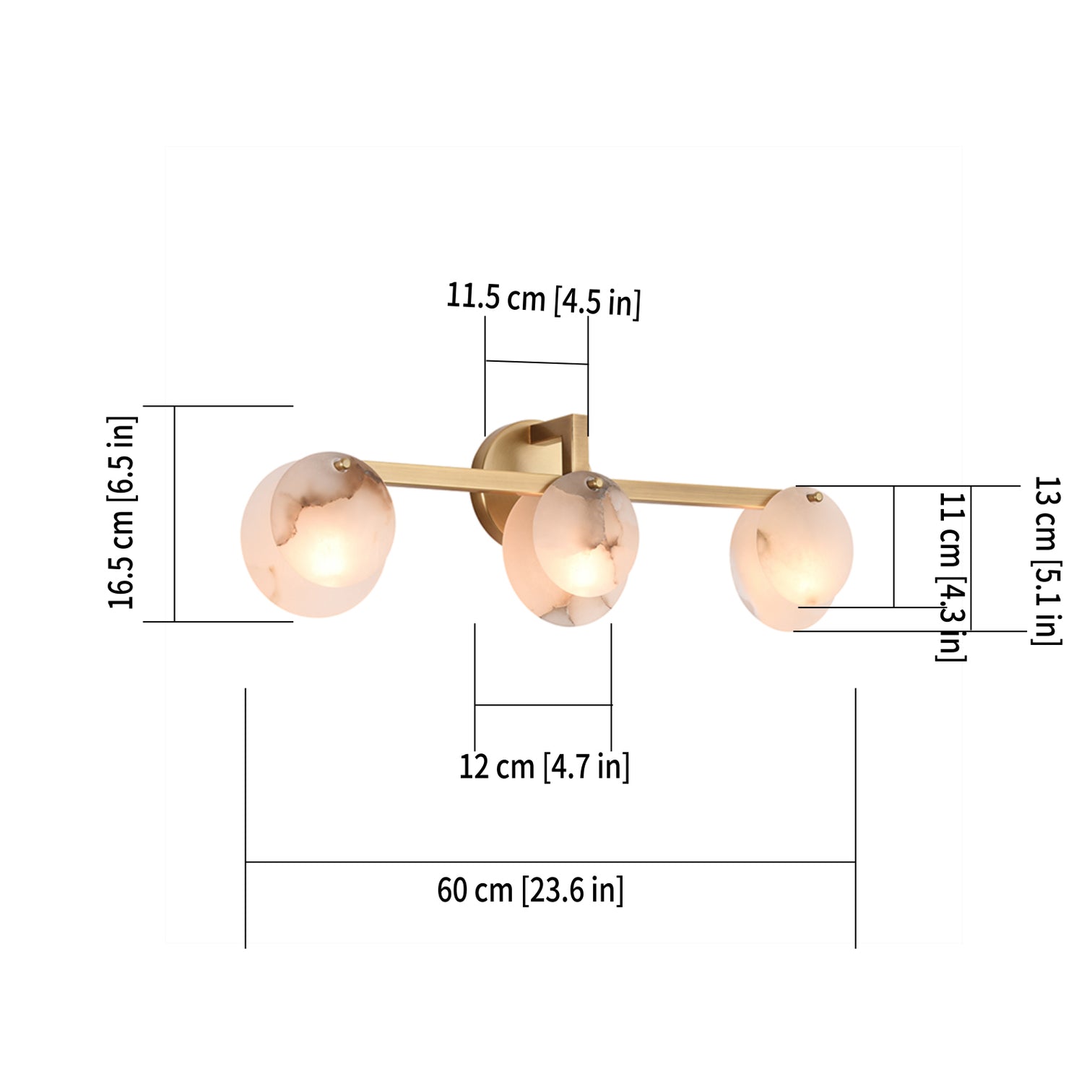 CLAUD Modern Style Alabaster Indoor Wall Light Fixtures Vanity Light LED G9 Bulb Included - 7Pandas Australia