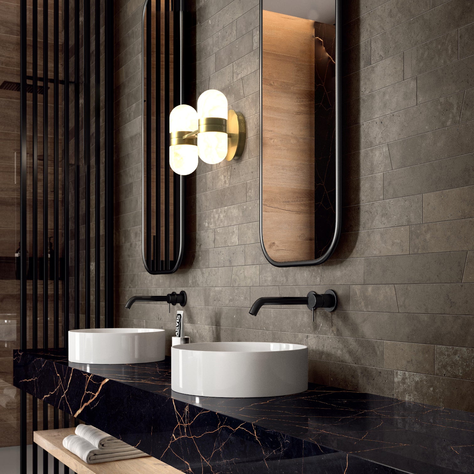 ROCKET Modern Indoor Wall Light with Alabaster Stone Wall Mounted LED G9 Bulb Included - 7Pandas Australia