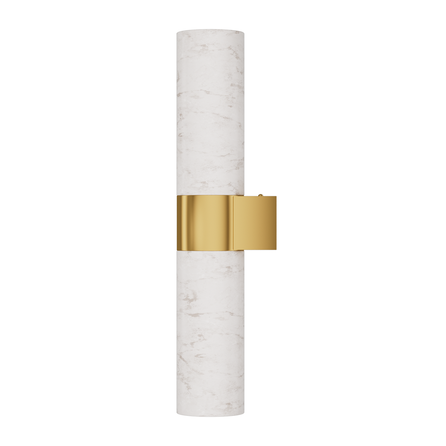 KUTA Luxury Alabaster Bathroom Vanity Interior Wall Light Aged Brass LED Bulb Included - 7Pandas Australia