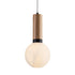 HERMAN LED Alabaster Stone Pendant Light Dimmable Kitchen Island Dining Table Bulb Included