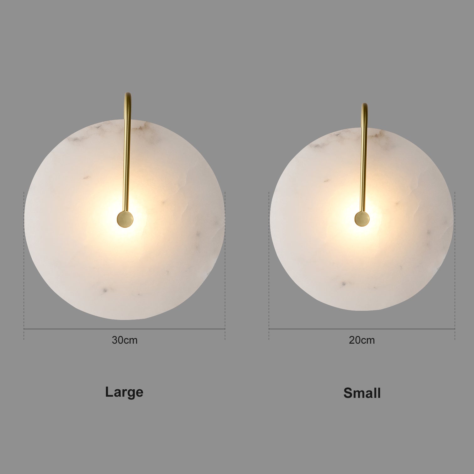 ARUMI Modern Style Dimmable LED Interior Wall Light Alabaster 5W CCT Bathroom Vanity - 7Pandas Australia