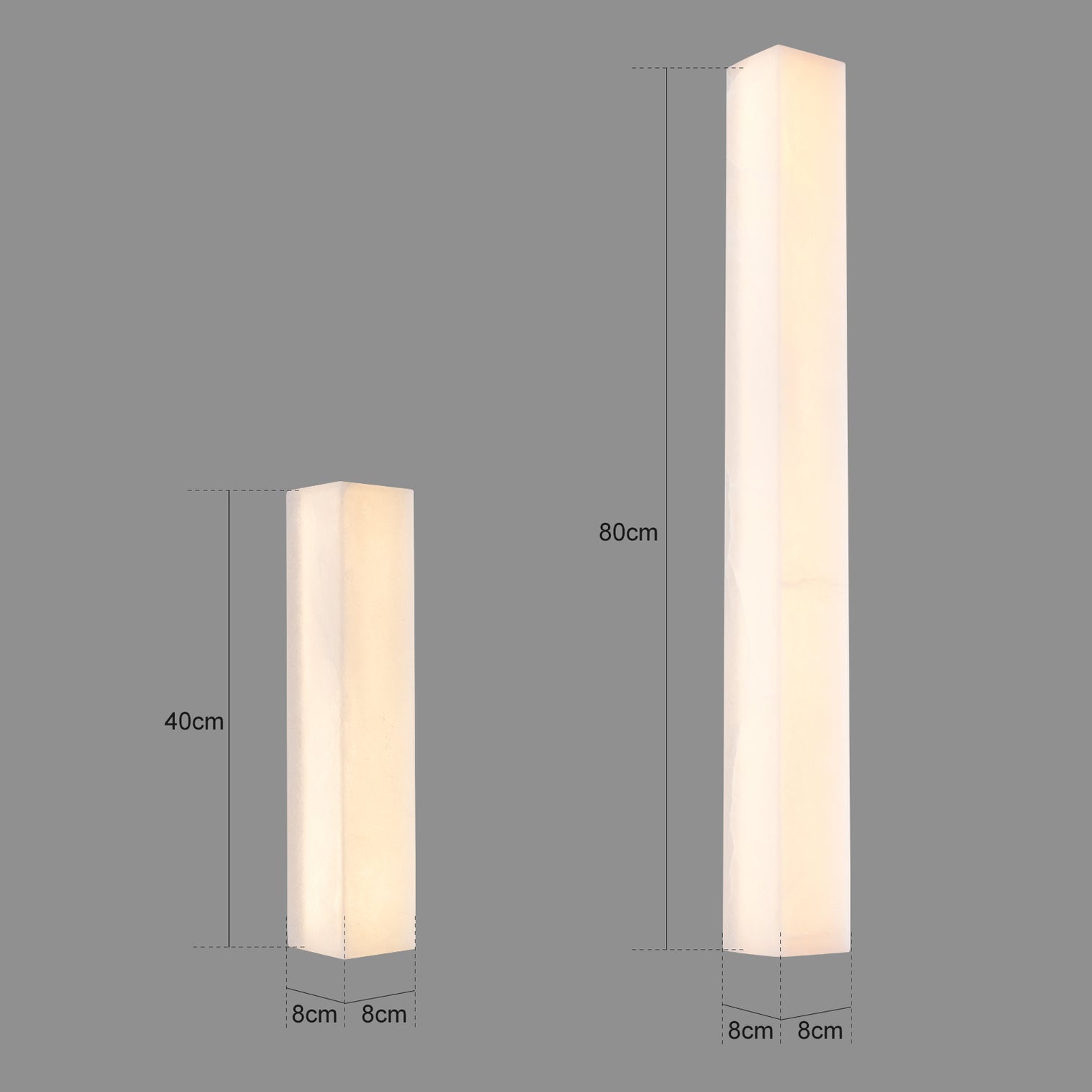 AVOCA LED Alabaster Stone Bathroom Vanity Interior Wall Light 3CCT Dimmable - 7Pandas Australia