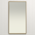 GALICIA Large Luxury Modern Deco Mirror Stainless Steel with Aged Brass finish