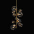 Bubble Contemporary Large Round Glass Pendant Light Chandeliers 13*G9 Lamp base