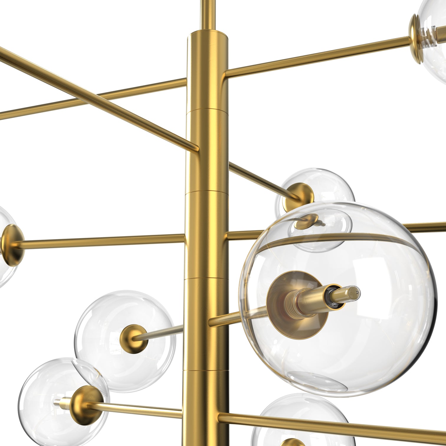 Bubble Contemporary Large Round Glass Chandeliers 12*G9 Lamp base - 7Pandas Australia