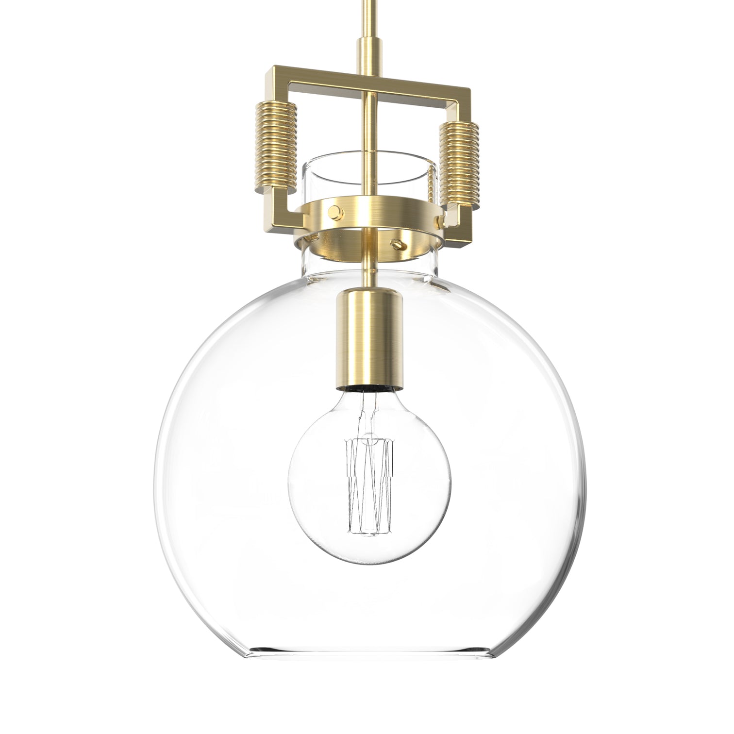 OCULUS 250mm Designer Contemporary Clear Glass Pendant Light for Kitchen Island - 7Pandas Australia