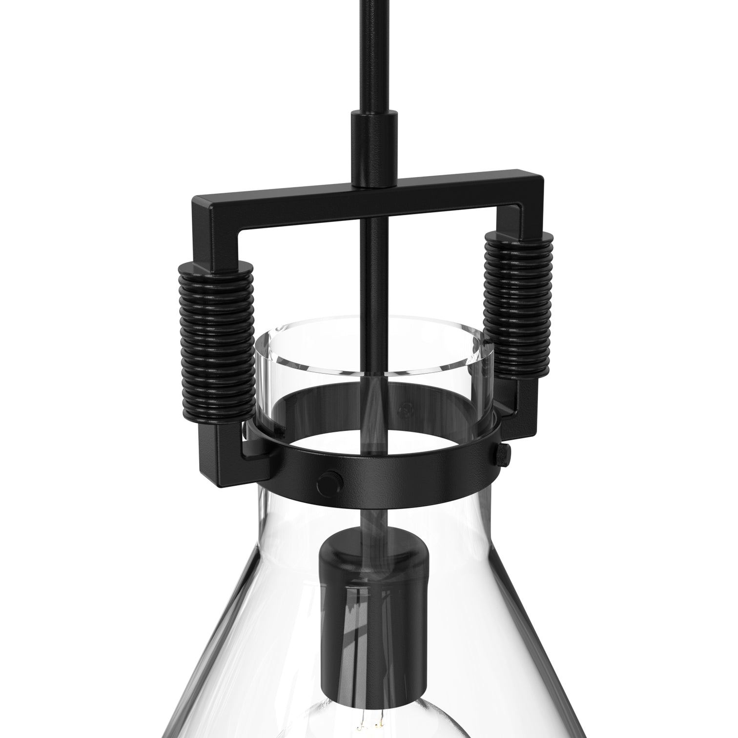 PENY Large Modern Style Glass Pendant Kitchen Island with Clear Oversized Triangular Glass Shade - 7Pandas Australia