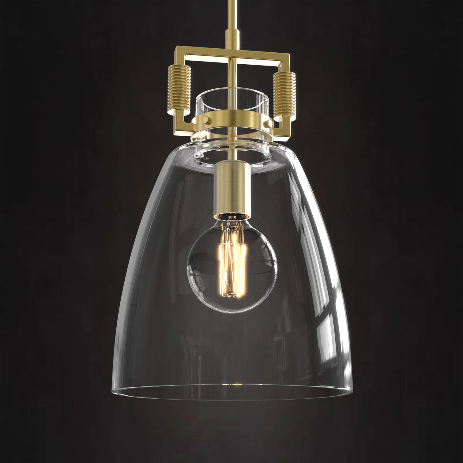 WINER Modern Style Pendant Lighting Kitchen Island with Oversized Glass Shade E27 base - 7Pandas Australia