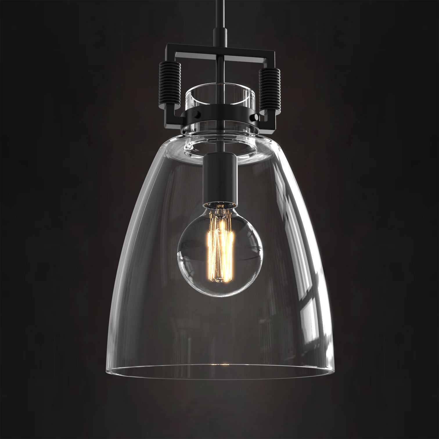 WINER Modern Style Pendant Lighting Kitchen Island with Oversized Glass Shade E27 base - 7Pandas Australia