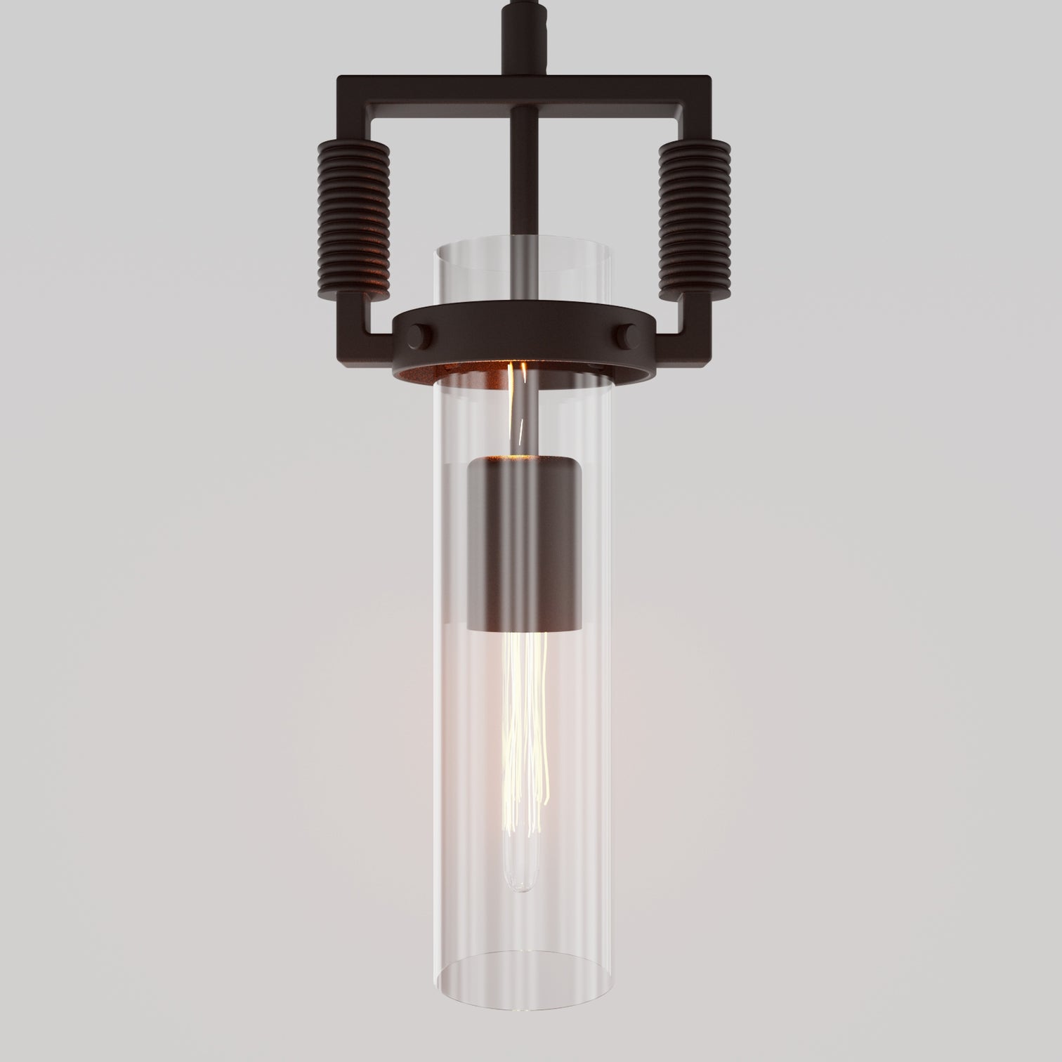 TUBULAR Contemporary Vintage Style Glass Pendant Light Kitchen Island - 7Pandas Australia