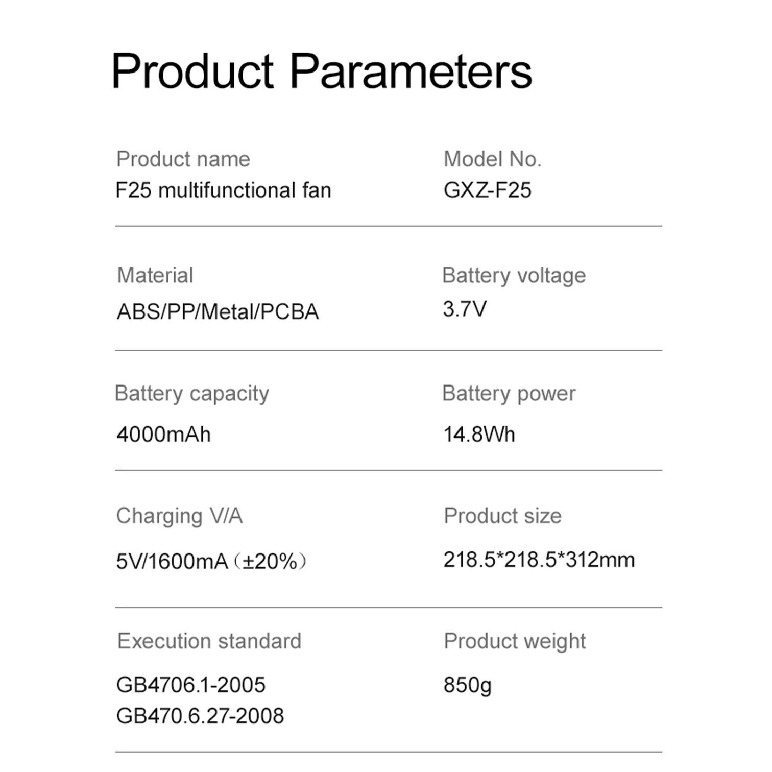 Rechargeable Outdoor Camping Fan 3 speed timing with night light mode Remote Control desktop and wall mounted - 7Pandas Australia