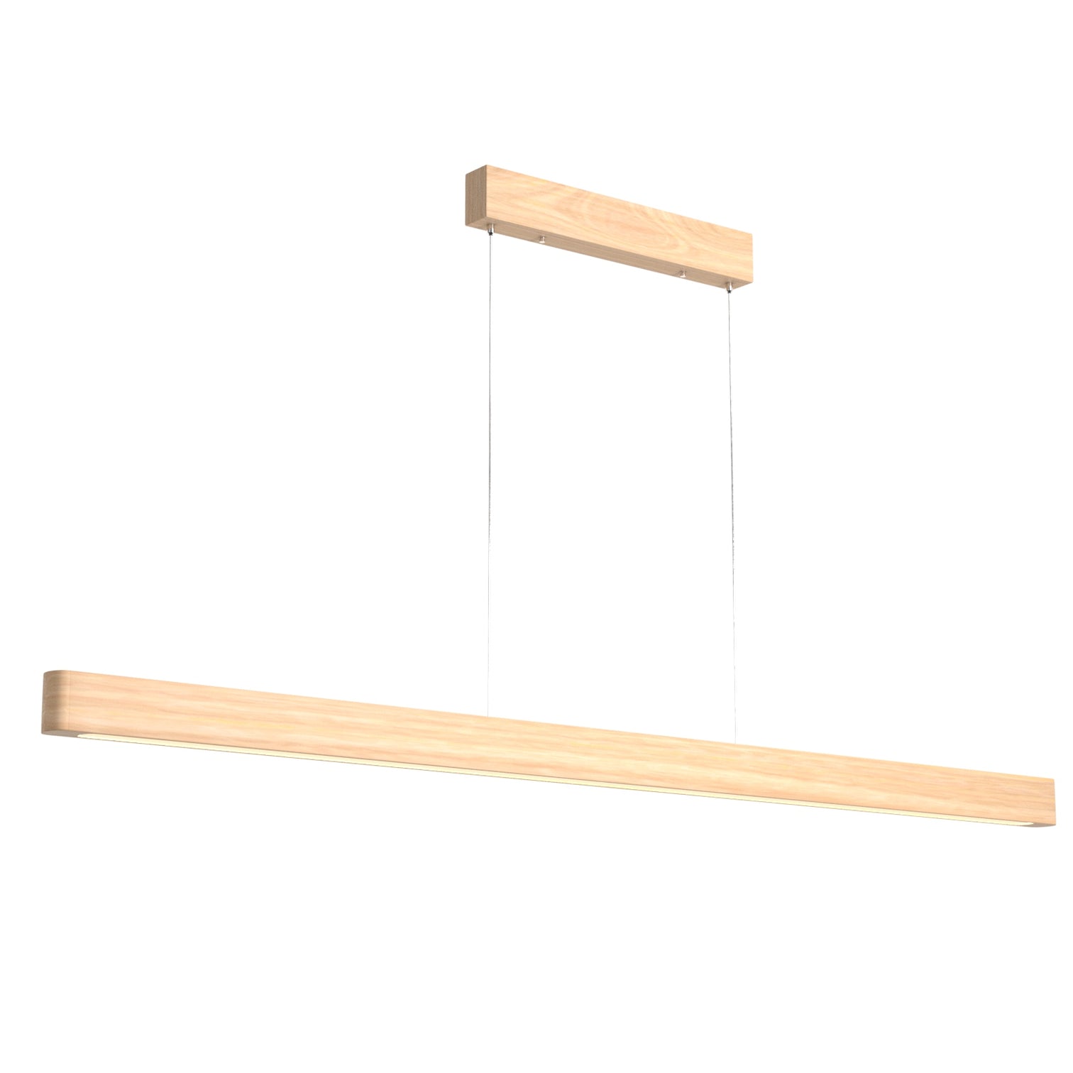 RITA Nordic Style LED Dimmable Wood Linear Light Fixtures Commercial Office Kitchen Island Dining Room - 7Pandas Australia